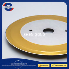 Goldene überzogene Kreisslitter-Blatt-Papierschnittslitter-Maschine 90.0-92.5HRA